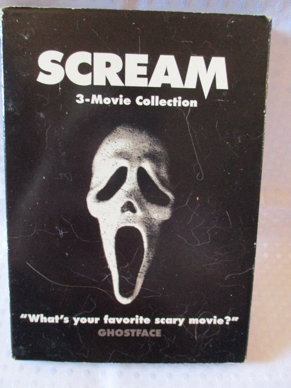 SCREAM 3-Movie Collection Set with Ghostface Dust Cover - Pre-Owned